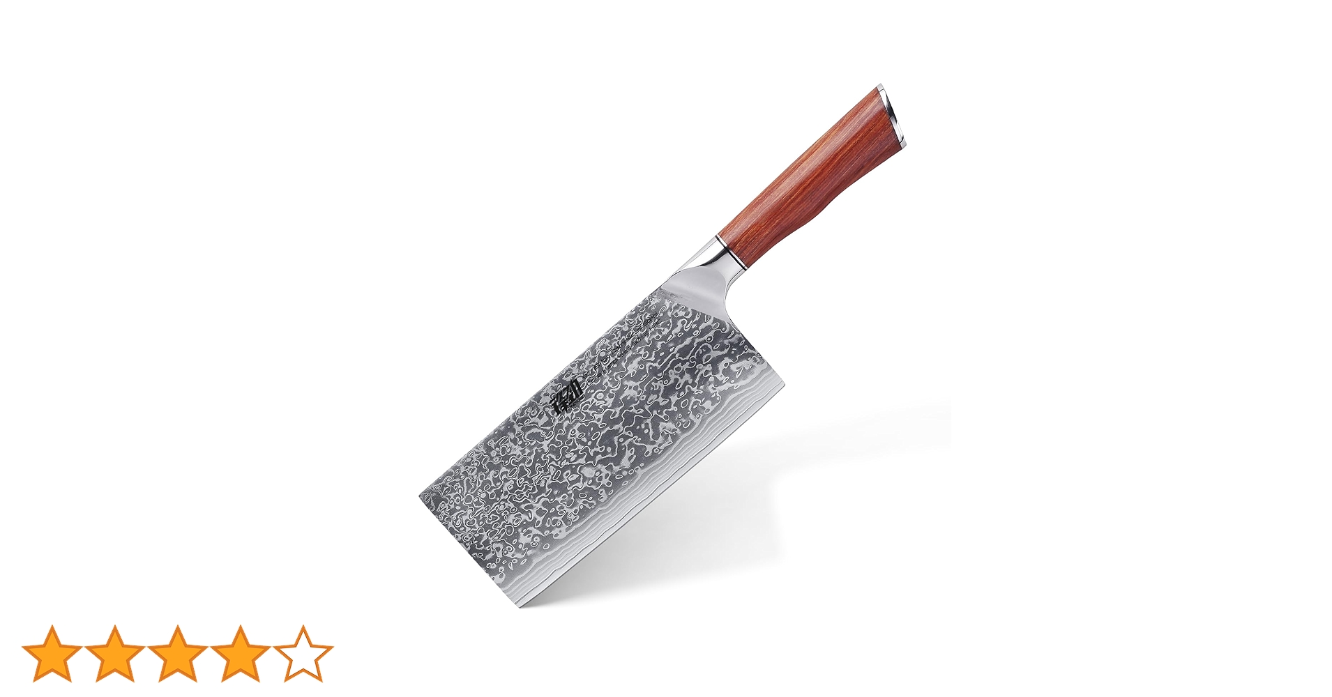 Amazon.co.jp: 锋劲FINDKING中華包丁[HuanYue] ダマスカス鋼製 木製